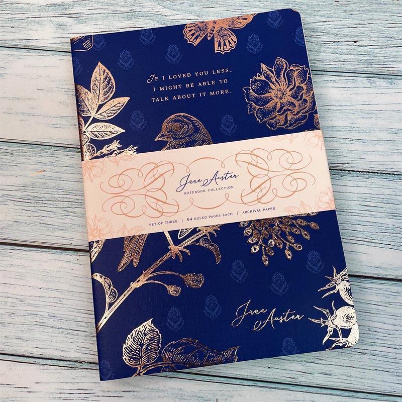 Jane Austen Set of 3 Notebooks