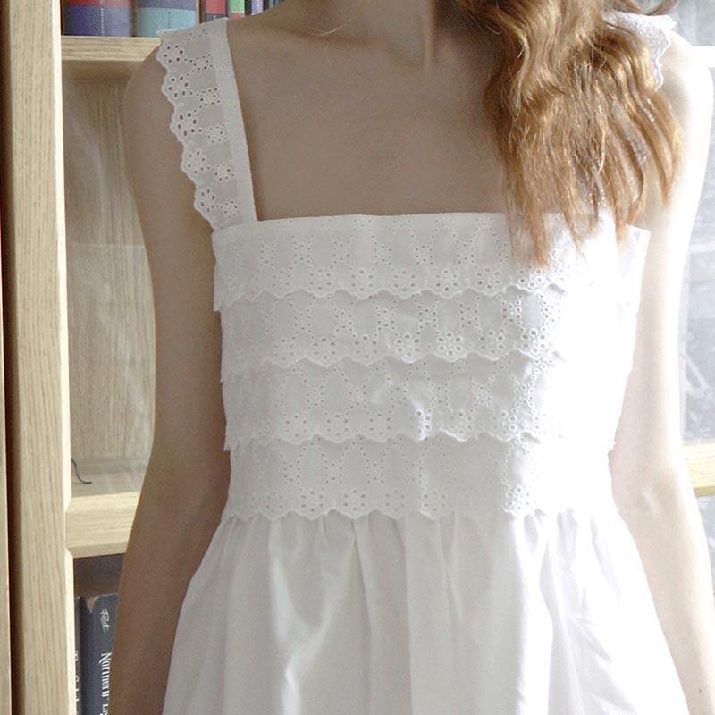 Exclusive Cotton Jane Austen Nightgown - Lizzy - JaneAusten.co.uk