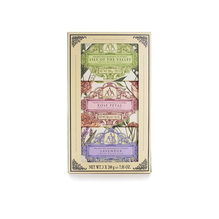 Luxurious Soap Set of 3 - JaneAusten.co.uk