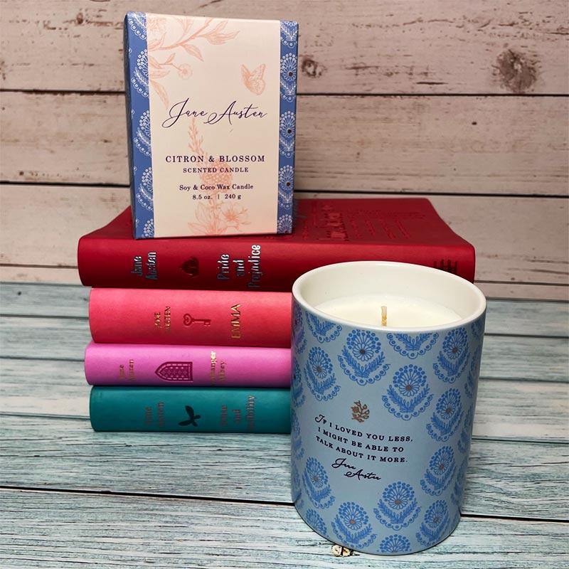 Jane Austen Citron and Blossom Scented Candle