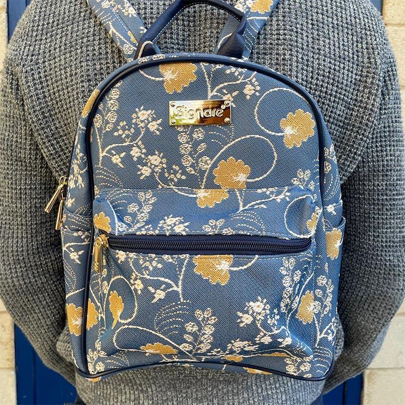 Jane Austen Blue Oak Design Backpack