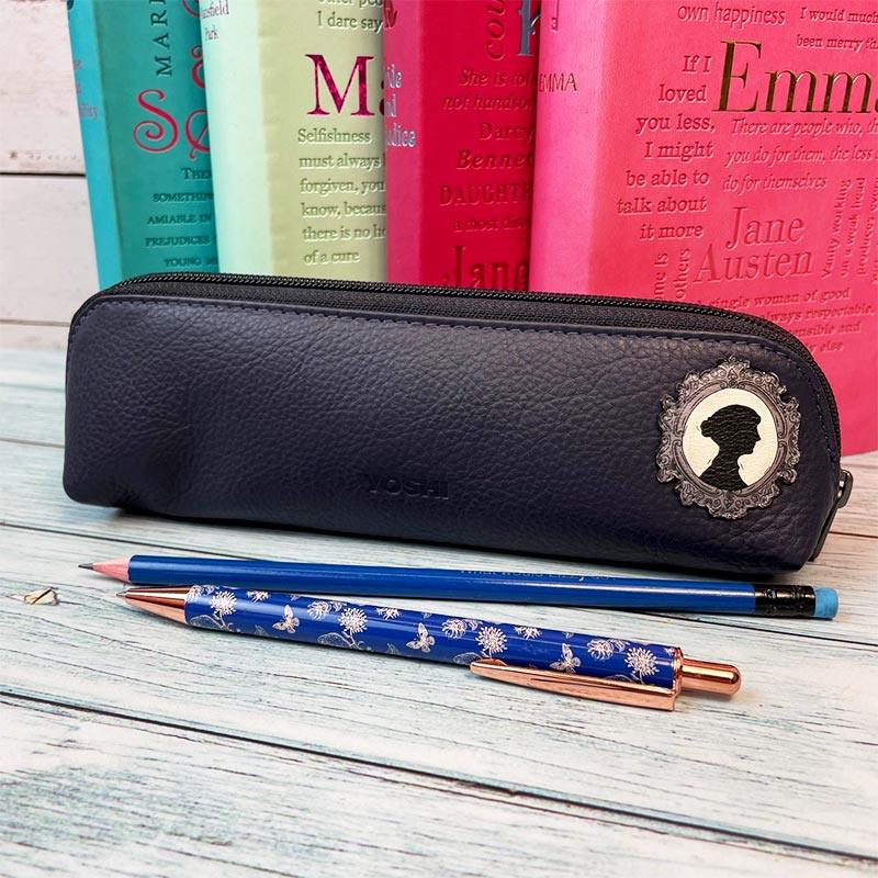 Jane Austen Pencil Case - Books Design