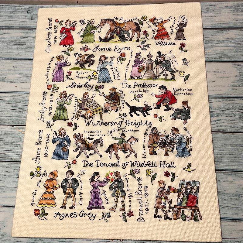 The Brontes Counted Cross Stitch Kit