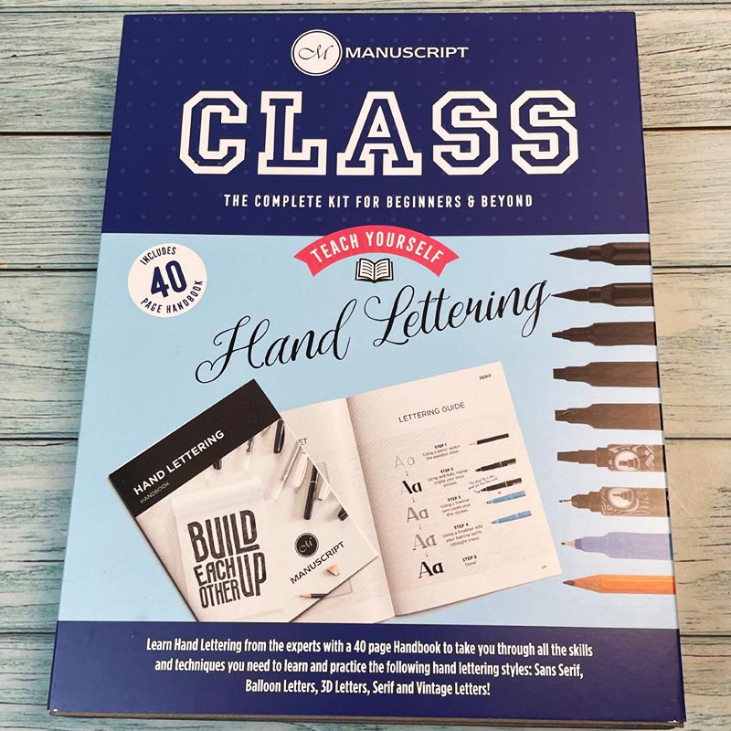 Jane Austen Hand Lettering Calligraphy Set