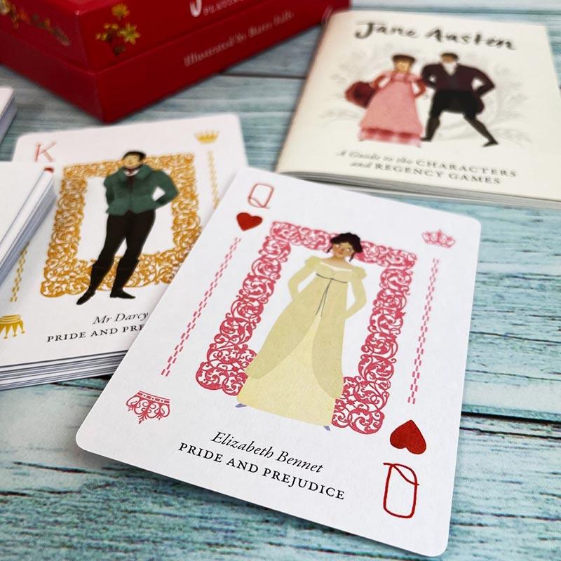 Illustrated Jane Austen Playing Cards