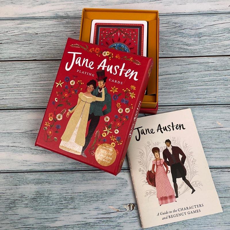 Illustrated Jane Austen Playing Cards