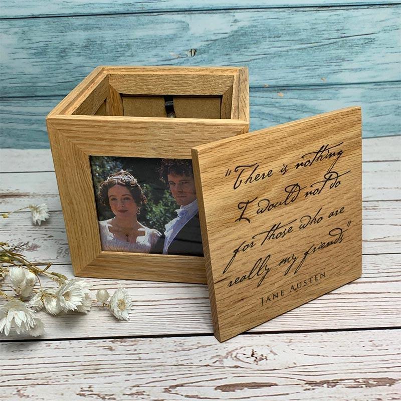 Jane Austen Friendship Quote Photo Cube - JaneAusten.co.uk
