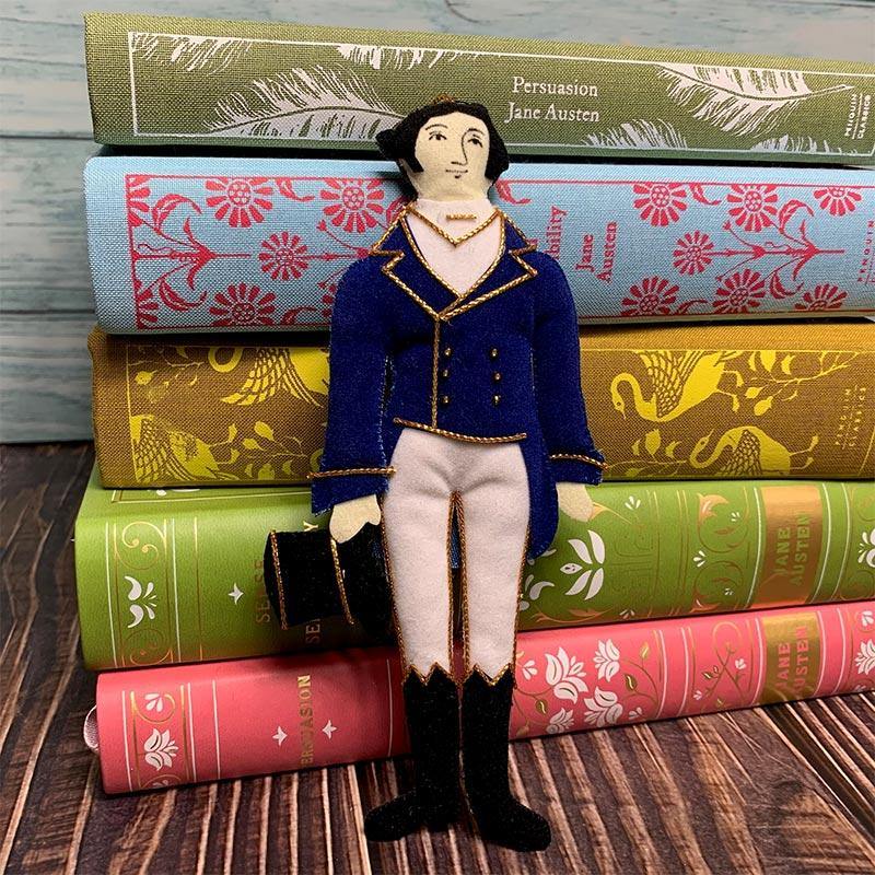 Mr. Darcy Doll - Pride and Prejudice Decoration - JaneAusten.co.uk