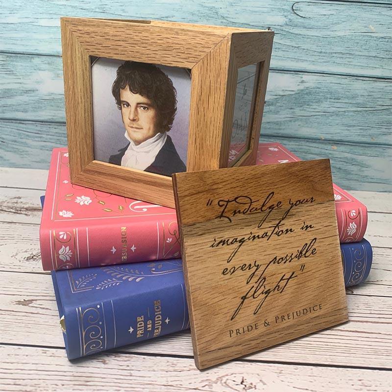 Jane Austen Imagination Quote Photo Cube