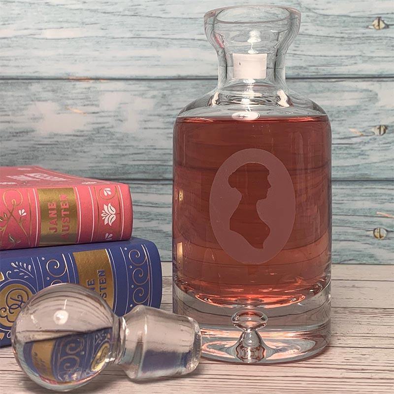 Jane Austen Glass Drinks Decanter