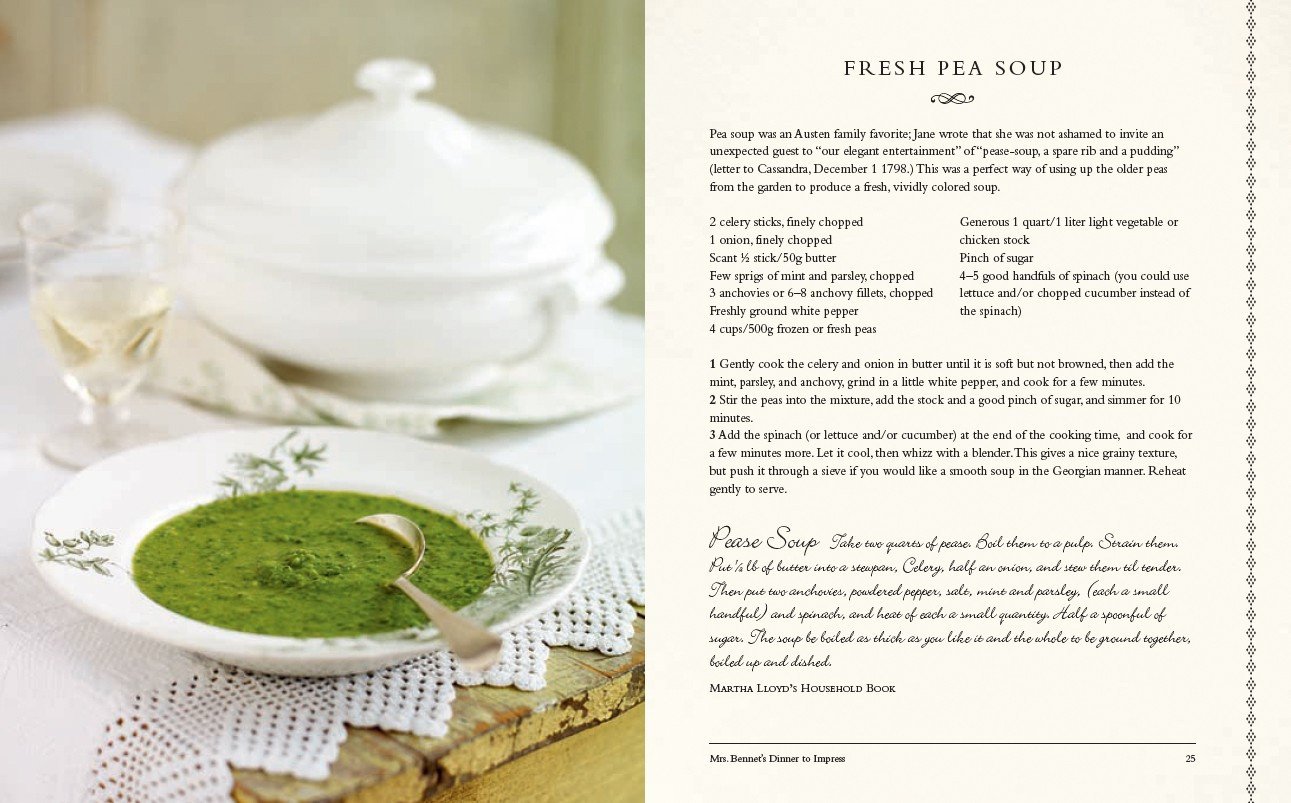 Dinner With Mr Darcy - Recipe Book - Signed By The Author - JaneAusten.co.uk