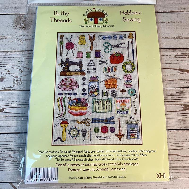 Hobby themed Counted Cross Stitch Kit - JaneAusten.co.uk