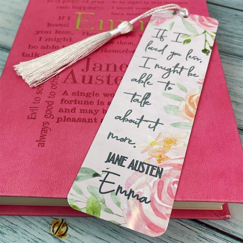 Jane Austen Bookmark - Emma Quotation - JaneAusten.co.uk