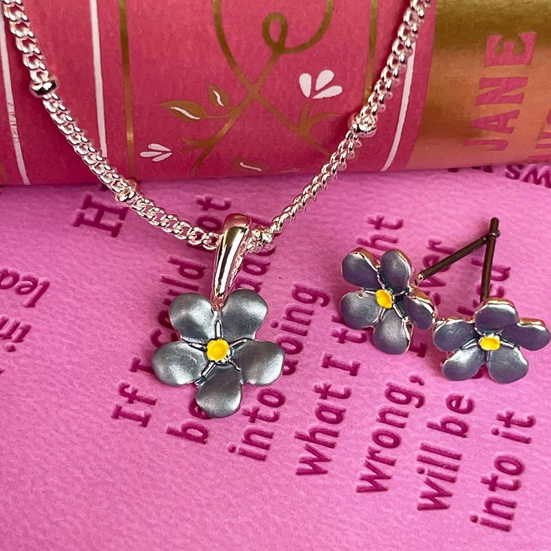Delaford Forget-me-not Necklace - Handcrafted Jewellery