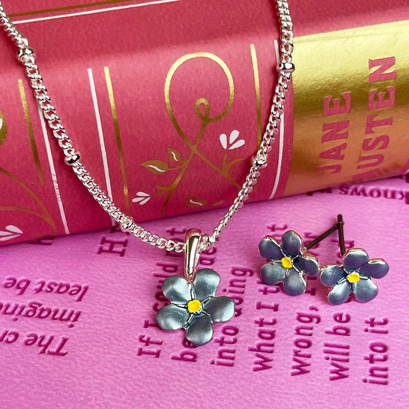 Delaford Forget-me-not Necklace - Handcrafted Jewellery