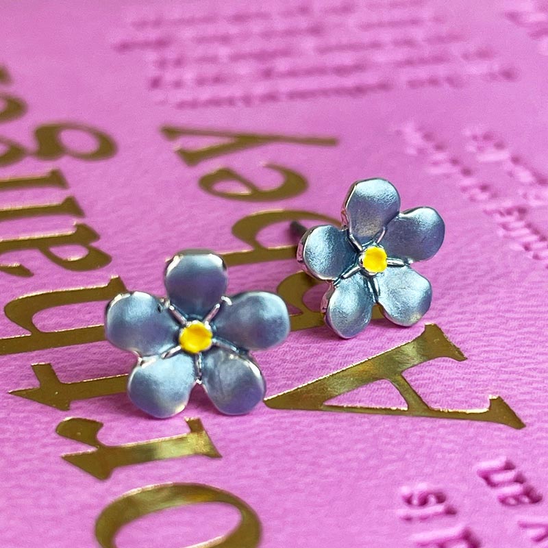 Delaford Forget-me-not Necklace - Handcrafted Jewellery