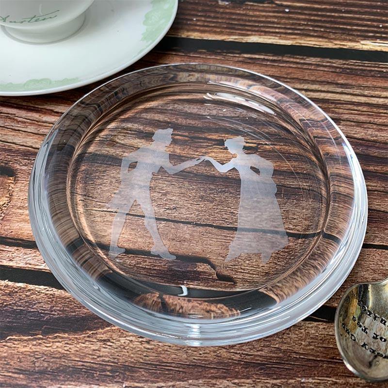 Jane Austen Mr Darcy & Elizabeth Bennet Glass Coaster