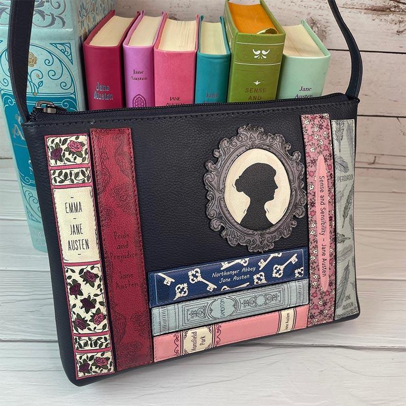 Jane Austen Bag - Books Design Handbag