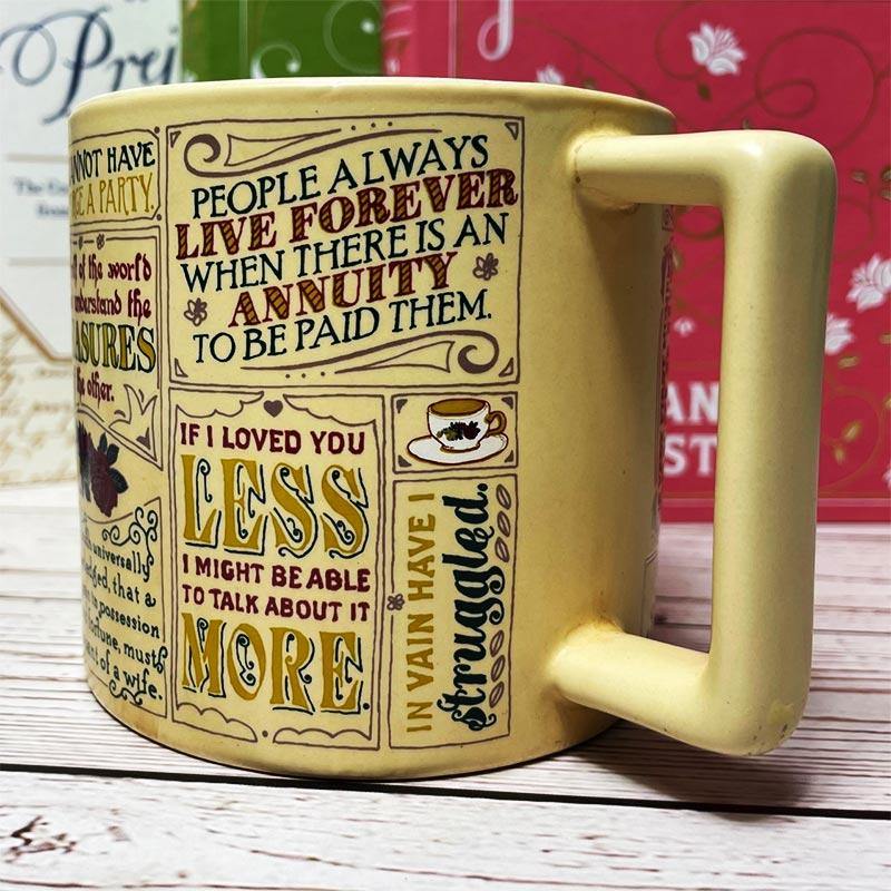 Jane Austen Literary Lines Mug
