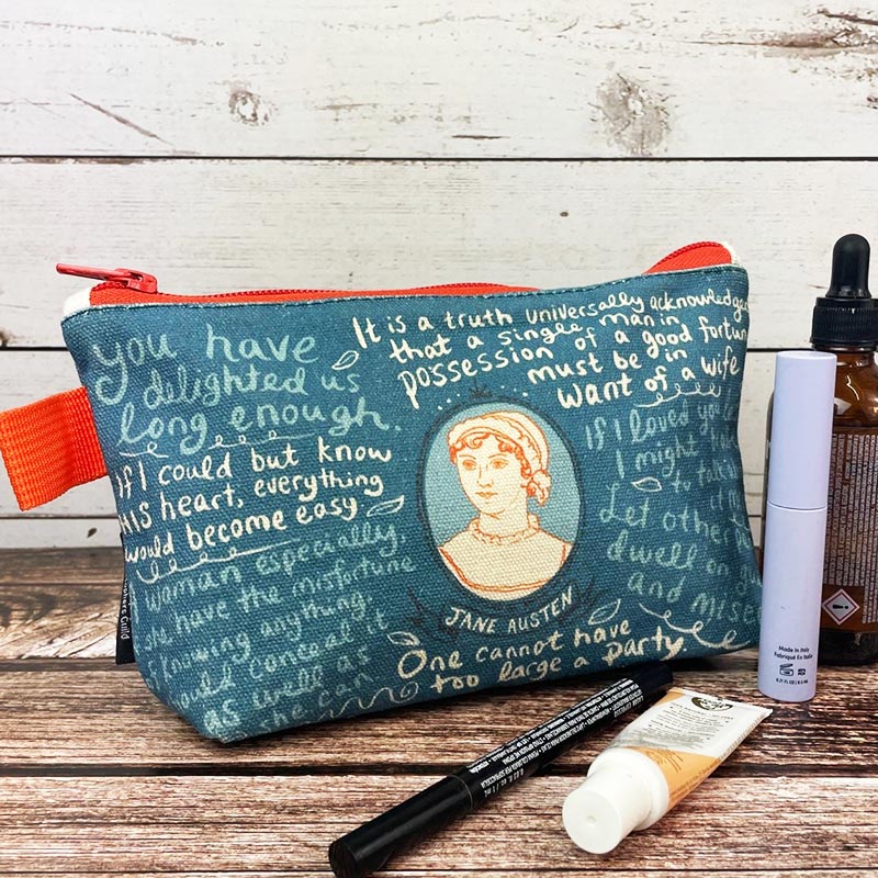 Jane Austen Zip Top Bag