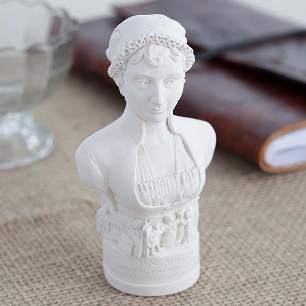Decorative Jane Austen Bust Ornament - JaneAusten.co.uk