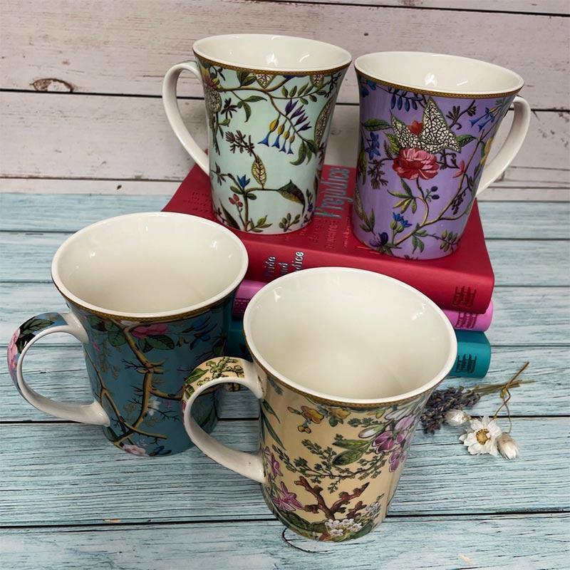 Set of 4 William Kilburn Inspired Mugs