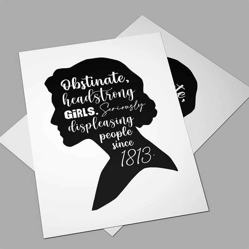 Elizabeth Bennet - Pride and Prejudice A4 Print