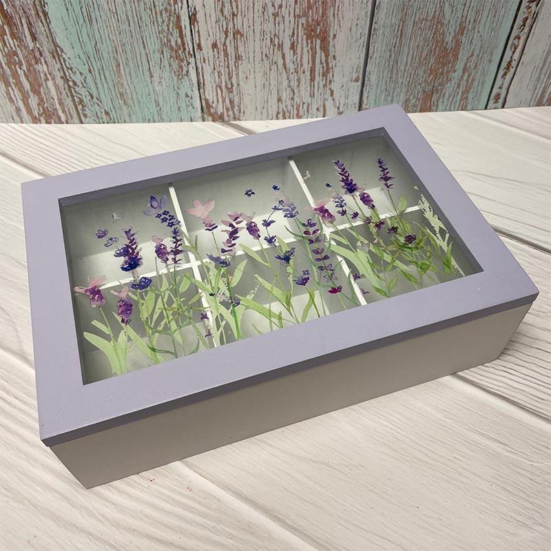**Longbourn Lavender Tea Box** - JaneAusten.co.uk