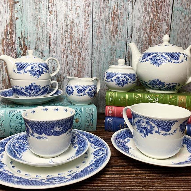 Exclusive Bone China Regency Sugar Bowl - Jane Austen Netherfield Collection