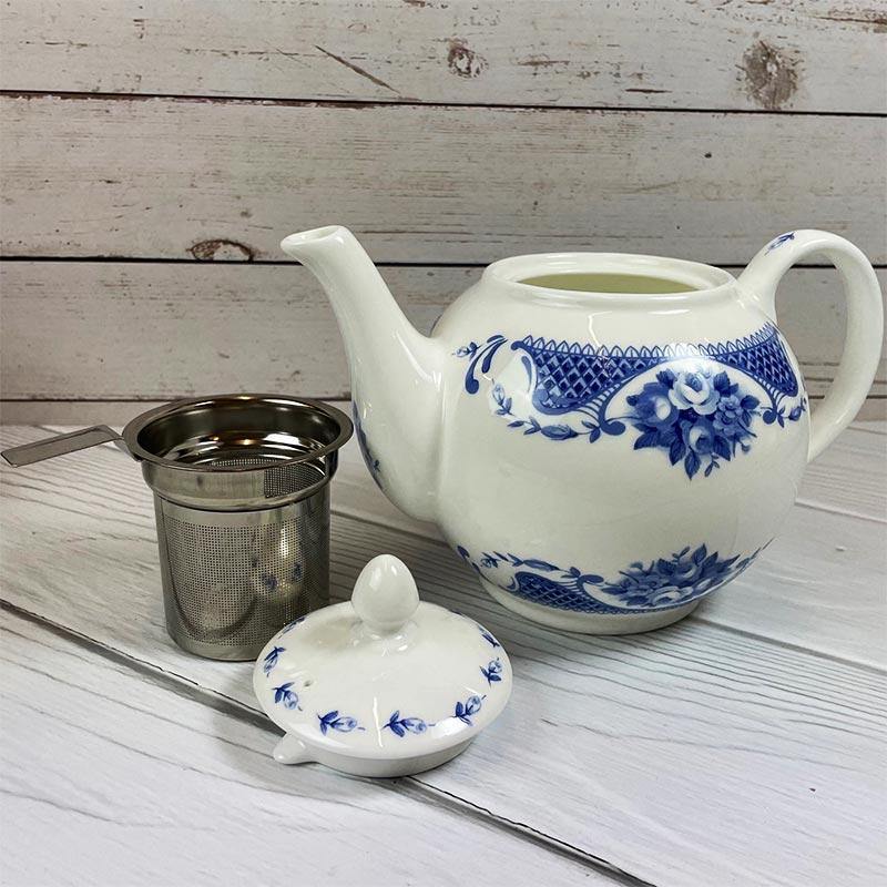 Exclusive Bone China Regency Teapot - Jane Austen Netherfield Collection