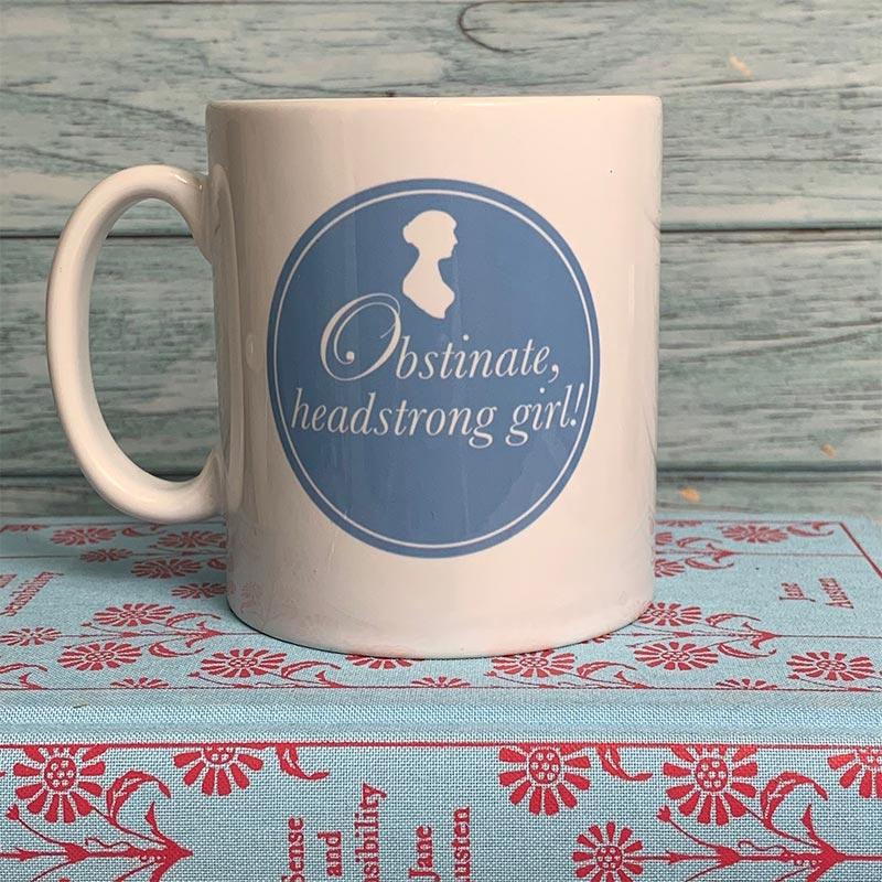 Obstinate, Headstrong Girl! Mug - JaneAusten.co.uk