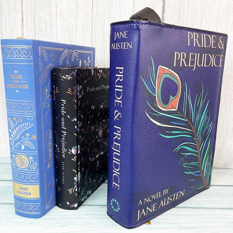 Jane Austen Cross Body Bag - Pride and Prejudice Book Design