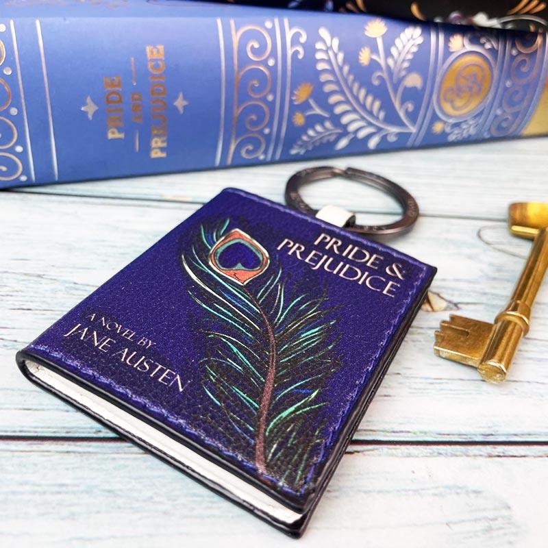 Jane Austen Keyring - Pride and Prejudice Book Design