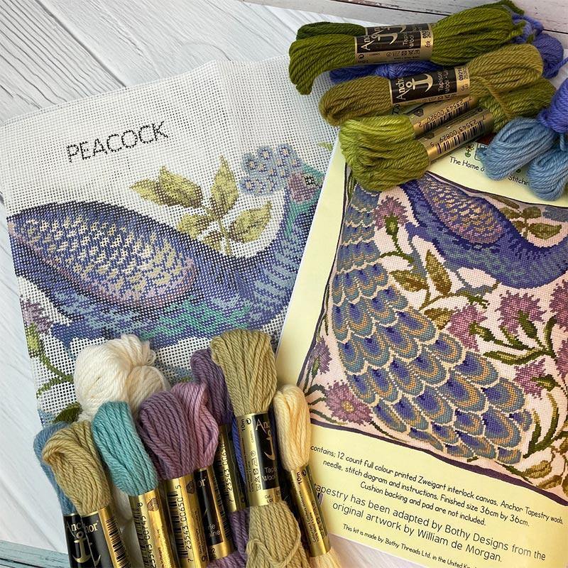 Jane Austen Peacock - Tapestry Kit - JaneAusten.co.uk