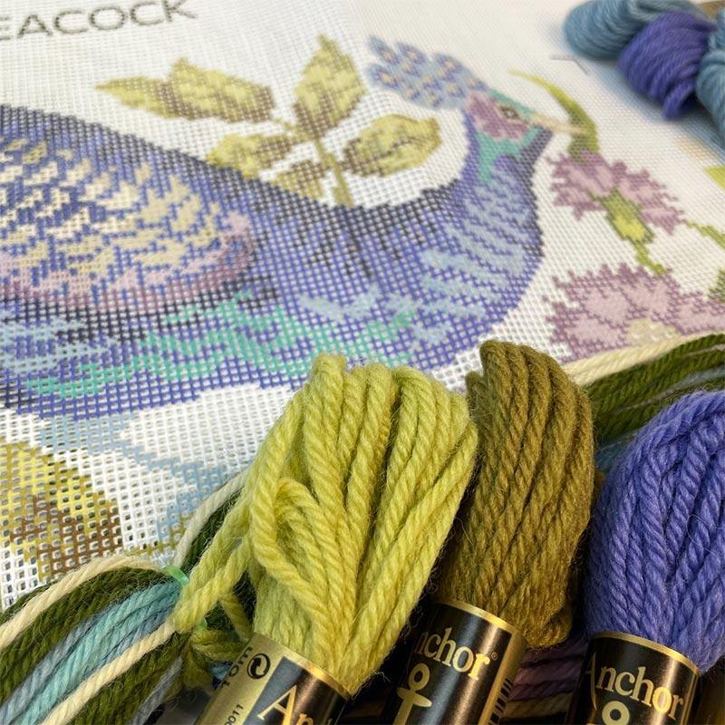 Jane Austen Peacock - Tapestry Kit - JaneAusten.co.uk