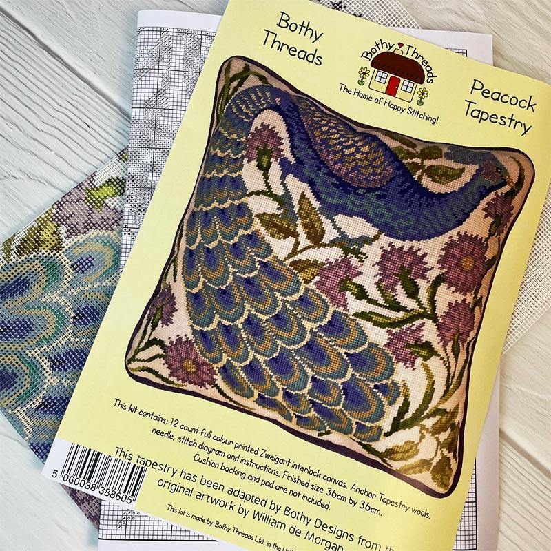 Jane Austen Peacock - Tapestry Kit - JaneAusten.co.uk