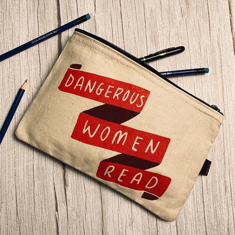 Dangerous Women Read Pencil Case - JaneAusten.co.uk