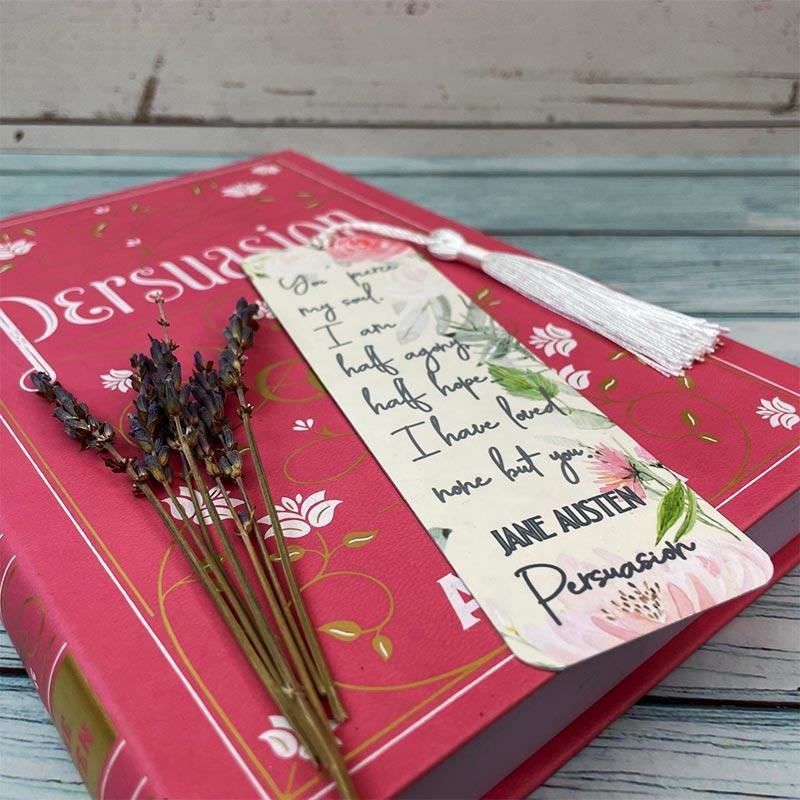 Jane Austen Bookmark - Persuasion Quotation - JaneAusten.co.uk