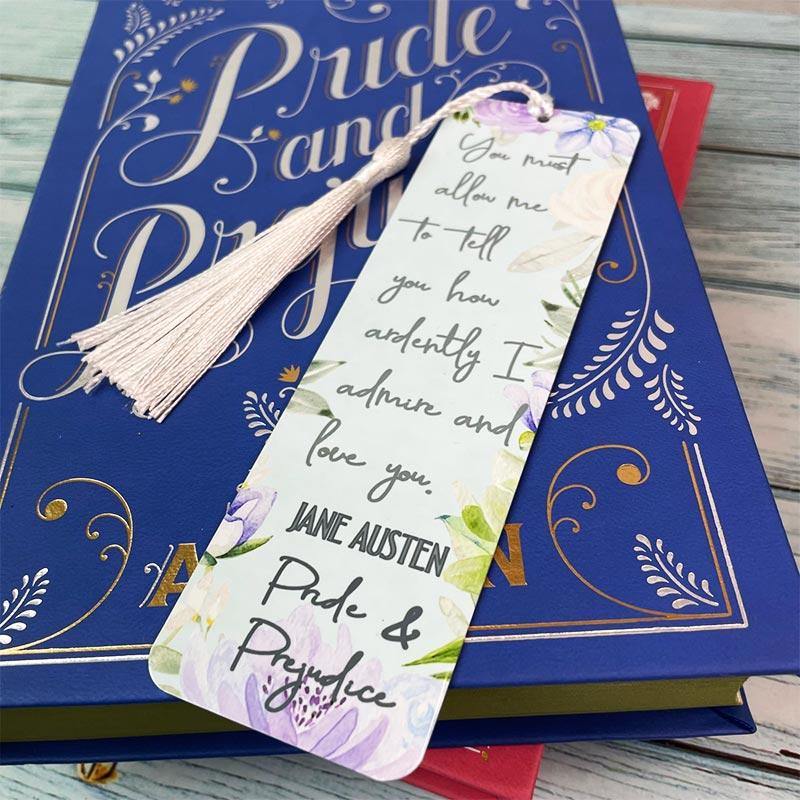 Jane Austen Bookmark - Pride and Prejudice Quotation - JaneAusten.co.uk