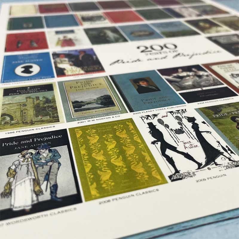 200 years of Jane Austen's Pride and Prejudice - A4 Print