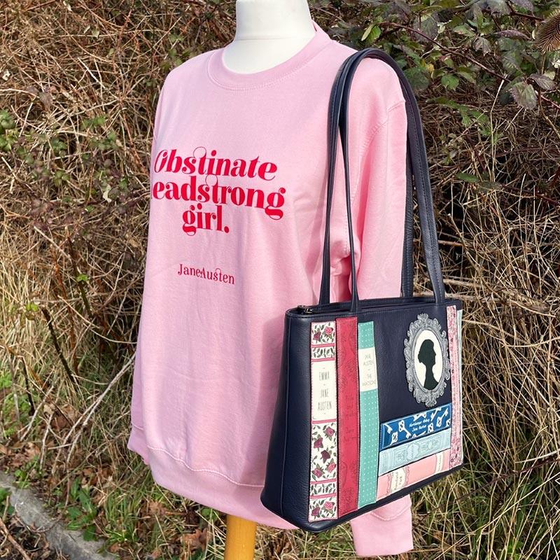 Jane Austen Shoulder Bag - Books Design Handbag - JaneAusten.co.uk