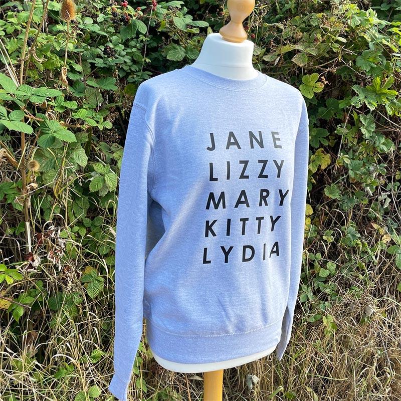 Jane Austen Sweater - The Bennet Sisters