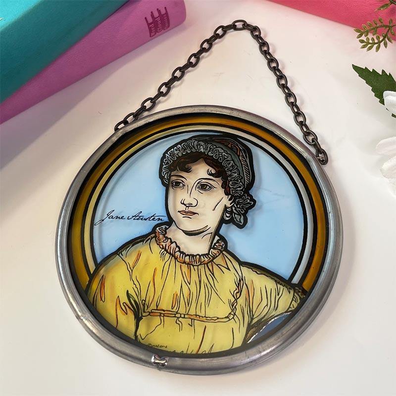 Jane Austen 'Stained Glass' Window Decoration