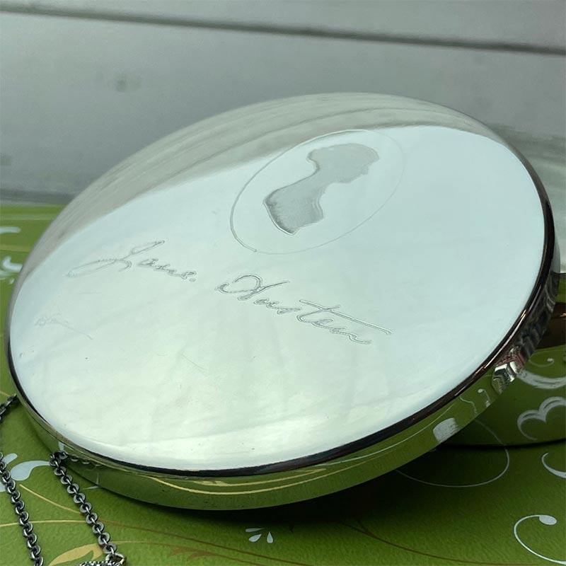 Jane Austen Pewter Trinket Box