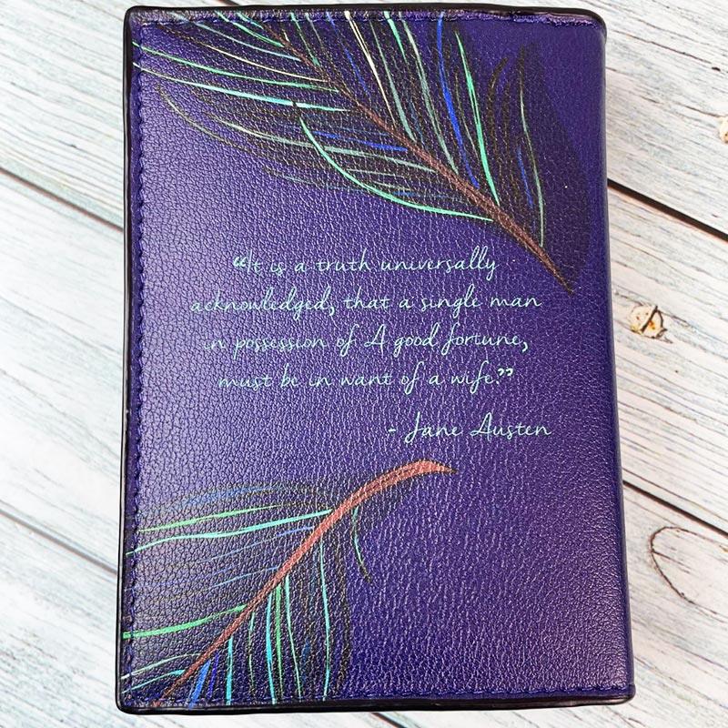 Jane Austen Wallet - Pride and Prejudice Book Design
