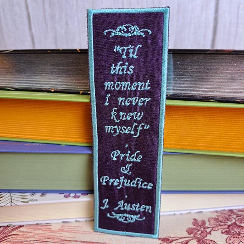 Embroidered Bookmark - JaneAusten.co.uk