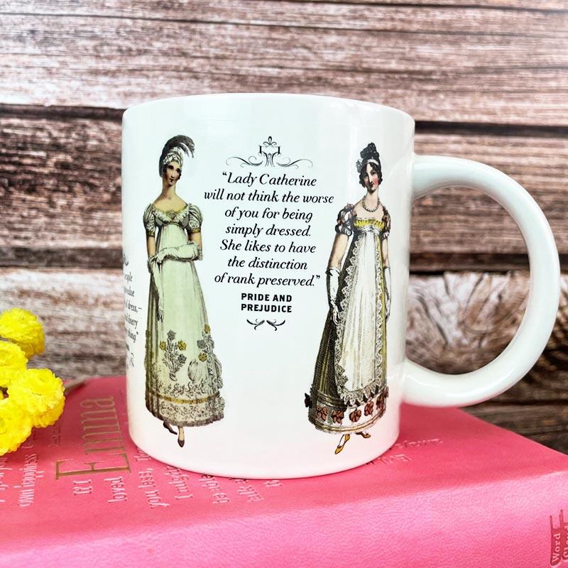 Jane Austen's Regency Finery Heat-Transforming Mug