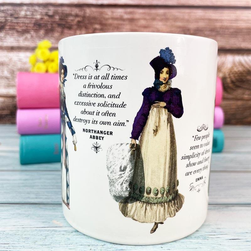 Jane Austen's Regency Finery Heat-Transforming Mug