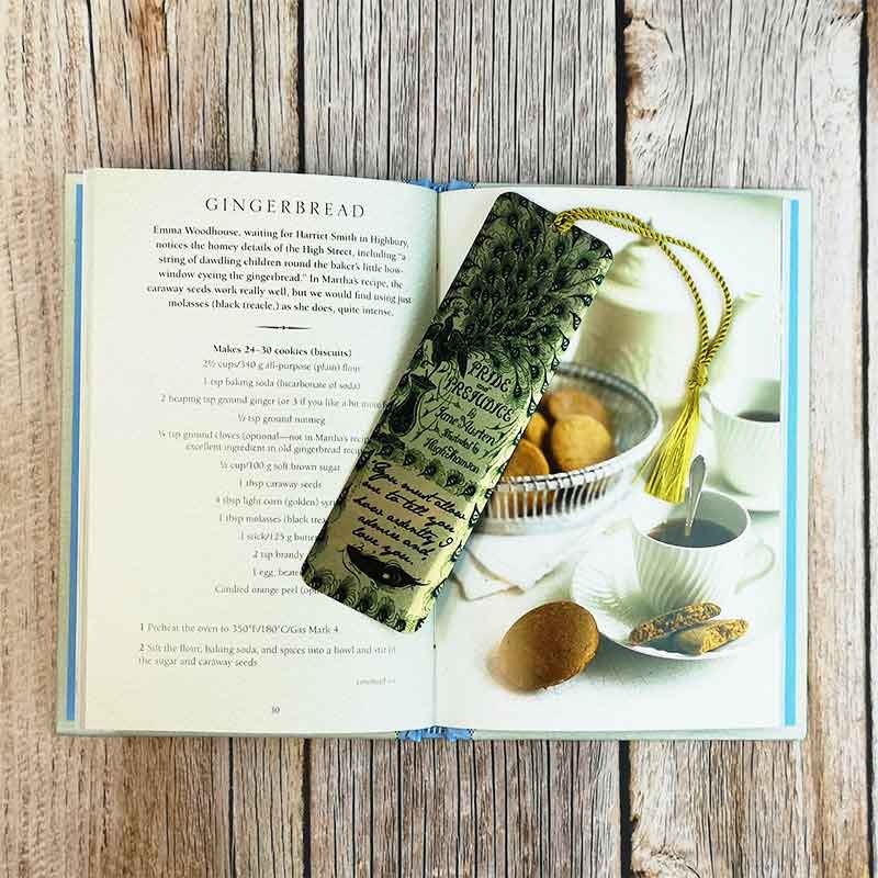 Illustrated Pride & Prejudice Jane Austen Bookmark - JaneAusten.co.uk