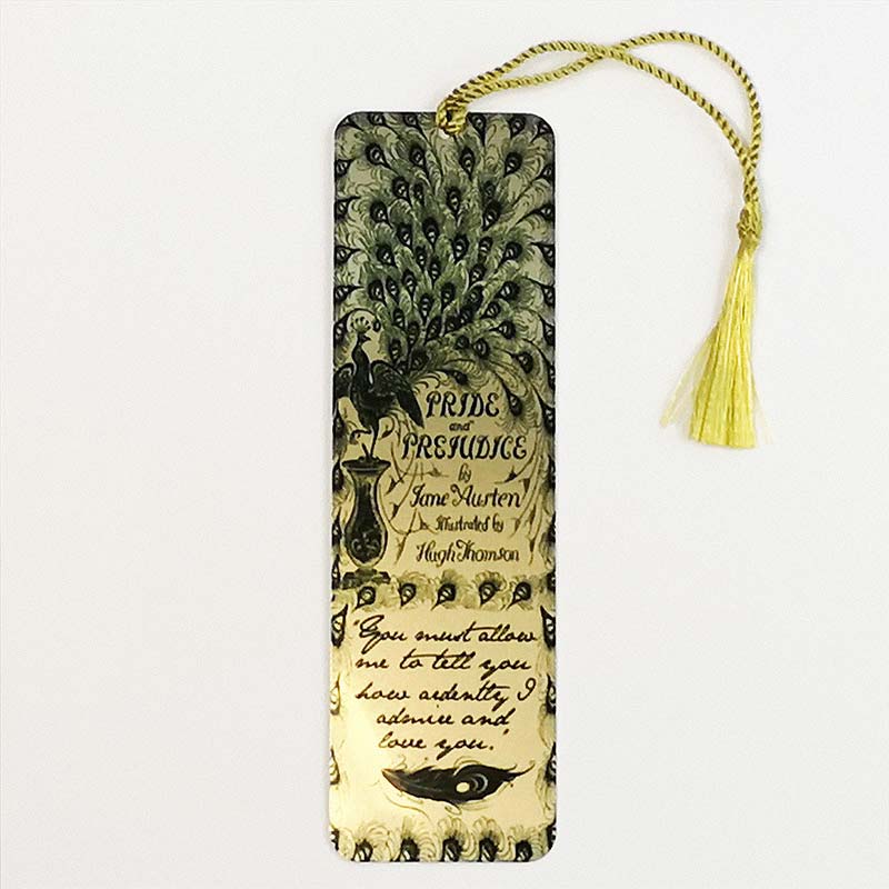 Illustrated Pride & Prejudice Jane Austen Bookmark - JaneAusten.co.uk